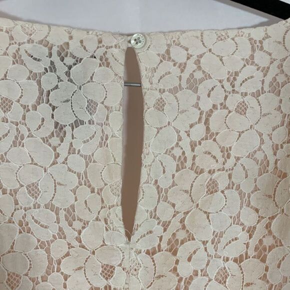 Talula Aritzia Off-White Floral Lace Dress - Picture 7 of 8